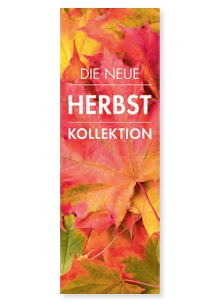 Plakat-herbst-6660-0-876-996 Plakat " DIE NEUE HERBST KOLLEKTION " - hoch