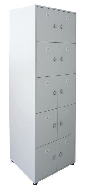 73200_02_a__Spind_faecher_s_g Fächerschrank mit 10 Fächern