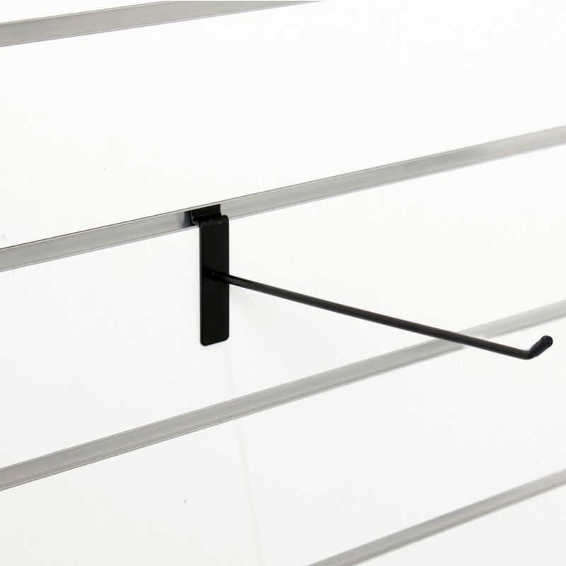 3373-Einfachhaken-schwarz Einfachhaken schwarz 30cm