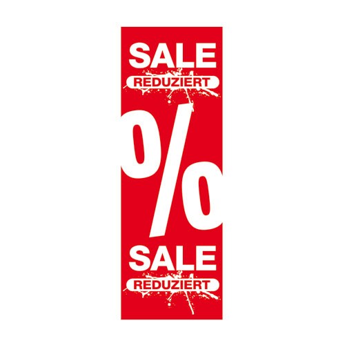 Plakat-6640-0-549-17 Plakat " SALE REDUZIERT % "