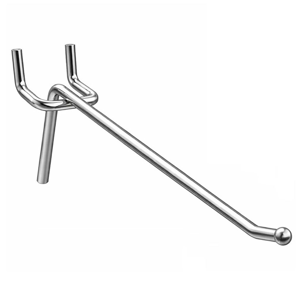 Einfachhaken für Metallrückwände 6,8,10,12,16,20 cm