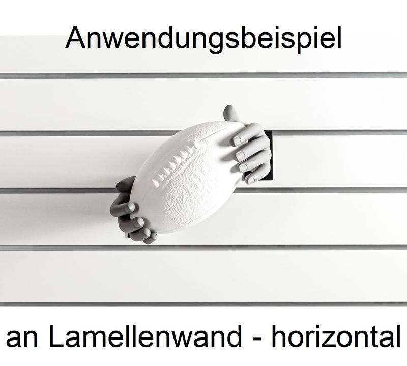 Deko Hand mit Adapter ( horizontal ) - beweglich - links/rechts Deko Hand mit Adapter ( horizontal ) - beweglich - links/rechts