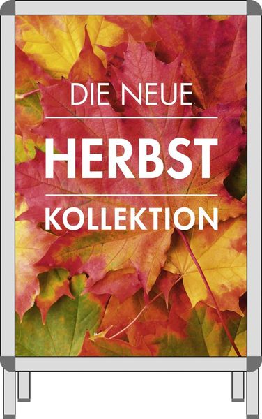rah-pla-6660-0-878-996 Plakat für Rahmen " DIE NEUE HERBST KOLLEKTION " DIN A1