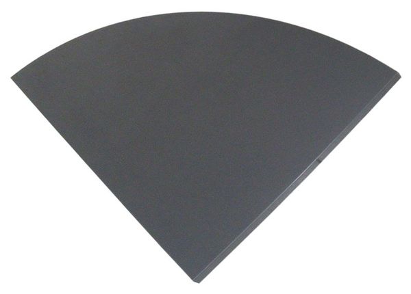 89055_01_80x80halkbrund Eckverbindungsplatte - Tischplatte 1/4 Kreis
