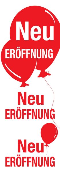 Plakat-6640-0-709-17 Plakat " Neu Eröffnung "
