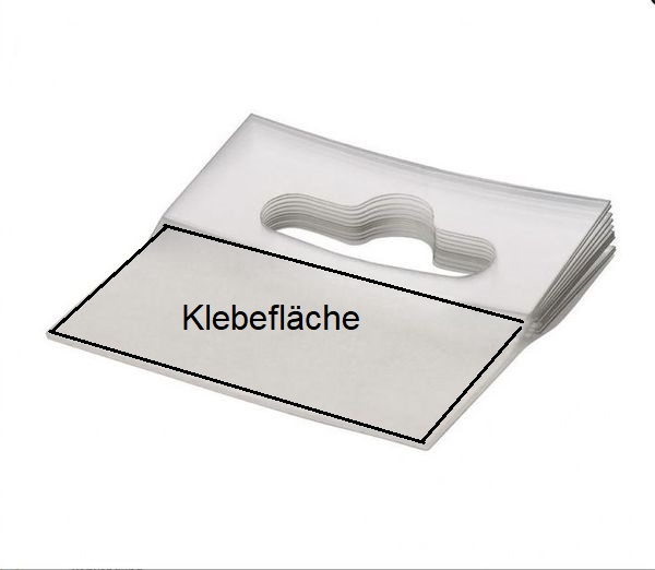 HangTabs3 Nachrüstklebehaken - Hang Tabs - mit Euro-Lochung
