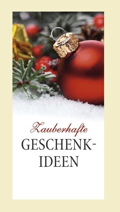 Plakat " Zauberhafte GESCHENK-IDEEN " - hoch Plakat " Zauberhafte GESCHENK-IDEEN " - hoch