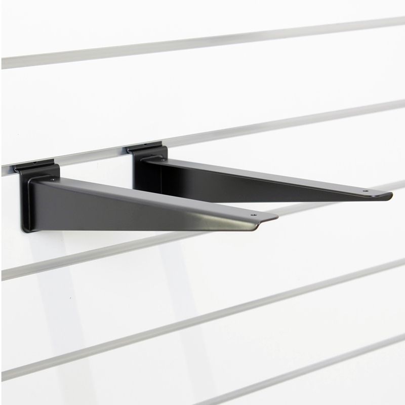 3370-winkeltraeger-schwarz Winkelträger schwarz - 25 / 30 cm tief