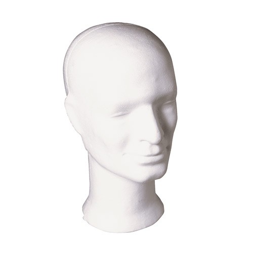 6728-0-000-01 Deko Kopf - Herrenkopf - 33 cm