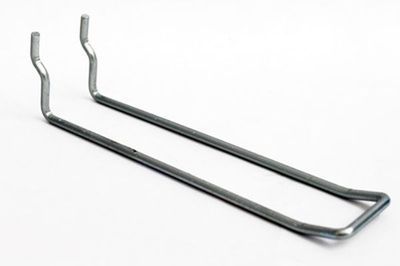 Doppelhaken-3206 Doppelhaken für Metallrückwände Ø=2,5mm