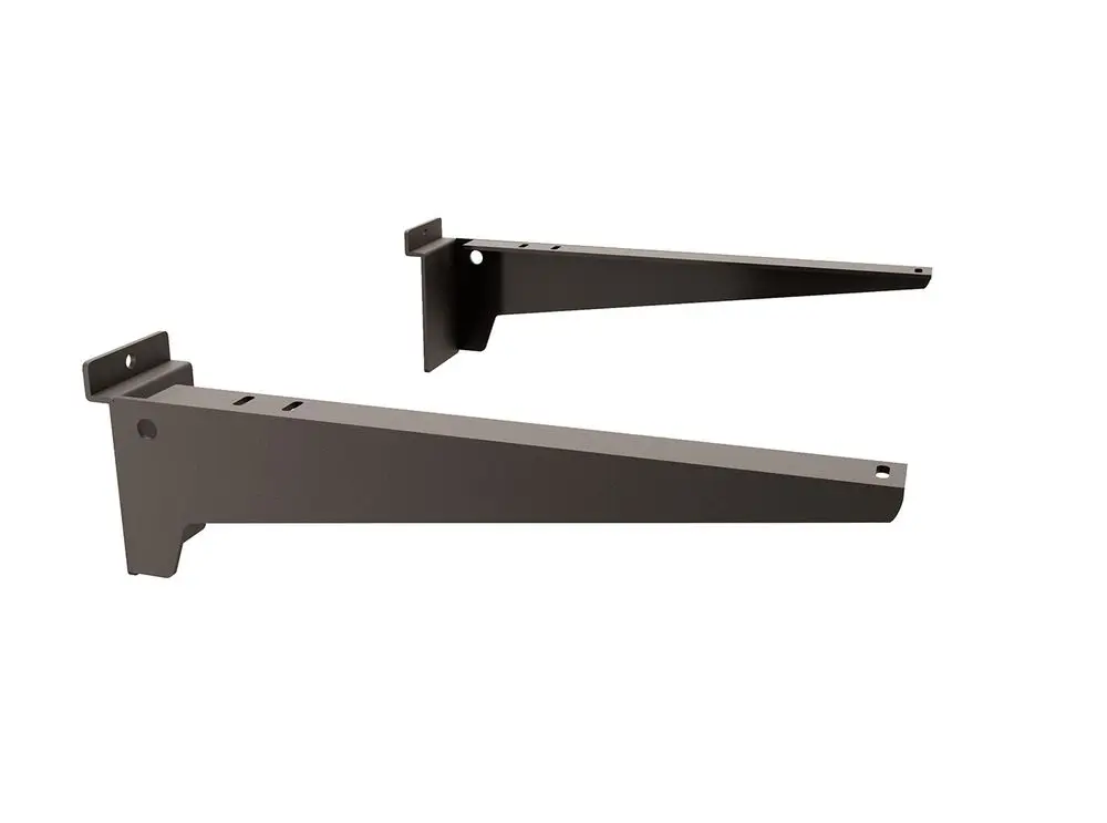 Winkelträger Fachbodenträger - schwarz Winkelträger Fachbodenträger - schwarz