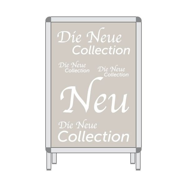 rah-pla-6640-0-576-88 Rahmenplakat - Die Neue Collektion- DIN A1