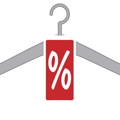 6641-0-010-17-1 Kleiderbügel Hänger - " % "