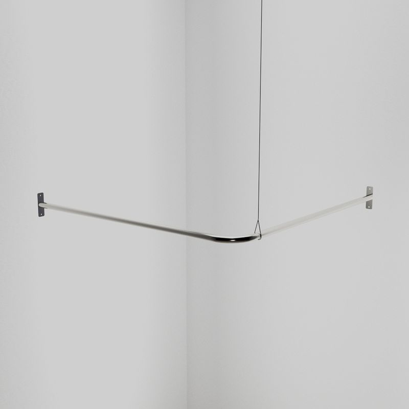 Umkleidekabine für Ecklösung