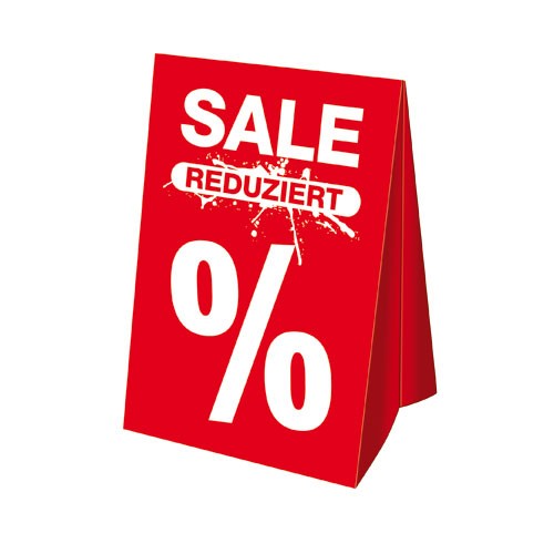 Dachaufsteller-6640 Dachaufsteller " SALE REDUZIERT % " DIN A3
