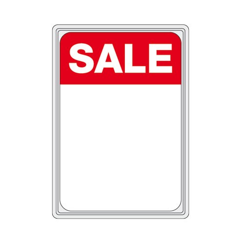 ra-schi-6640-0-504-17 Rahmenschild " SALE " - beschriftbar - DIN A4