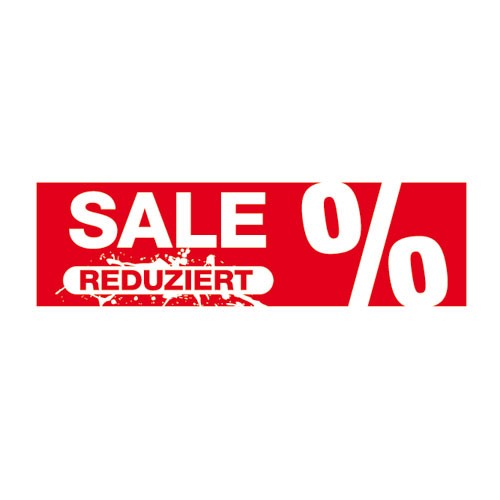 6652-0-546-17 Aufkleber " SALE REDUZIERT % "