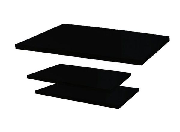 plattenset_schwarz Holzplatten-Set für Mittelraumtisch